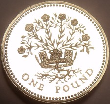 Rare Proof Great Britain 1991 Pound~10,000 Minted~DECUS ET TUTAMEN - $24.62
