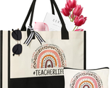 Teacher Gifts for Women, Teacher Appreciation Gifts, Teacher Canvas Tote... - $31.64