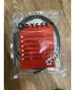 ODYSSEY SLIC BMX BICYCLE BRAKE CABLE BLACK OLD SCHOOL BMX BIKE CABLE RED... - $16.66 CAD