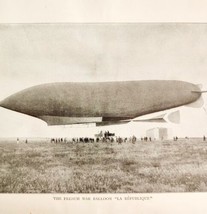 La Republique French Airship War Blimp 1908 Historical Military Aviation... - £14.94 GBP