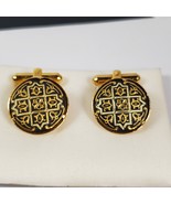 Damasquinado De Oro 24K Gold Plated Handcrafted Cufflinks from Toledo Spain - €66,83 EUR