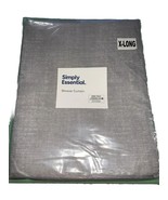 Simply Essential  54”x80” Color Block Shower Curtain in Blue/Grey - $12.11 CAD