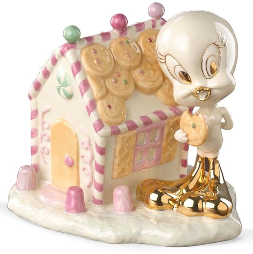 Lenox Tweety Bird Christmas Gingerbread House Figurine Looney Tunes 5.25"H New - £51.07 GBP