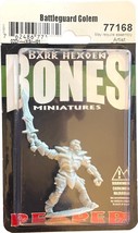 Battleguard Golem Reaper Miniatures Dark Heaven Bones REM77168 D&amp;D - £3.90 GBP