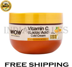 WOW Skin Science Vitamin C With Lactic Acid Cold Cream |Light Moisturizer 200ml - £22.04 GBP