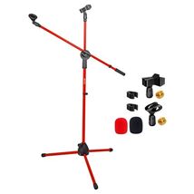 5 Core Tripod Mic Stand Floor Adjustable 31 to 76 Inches Boom Arm Holder... - $22.96+