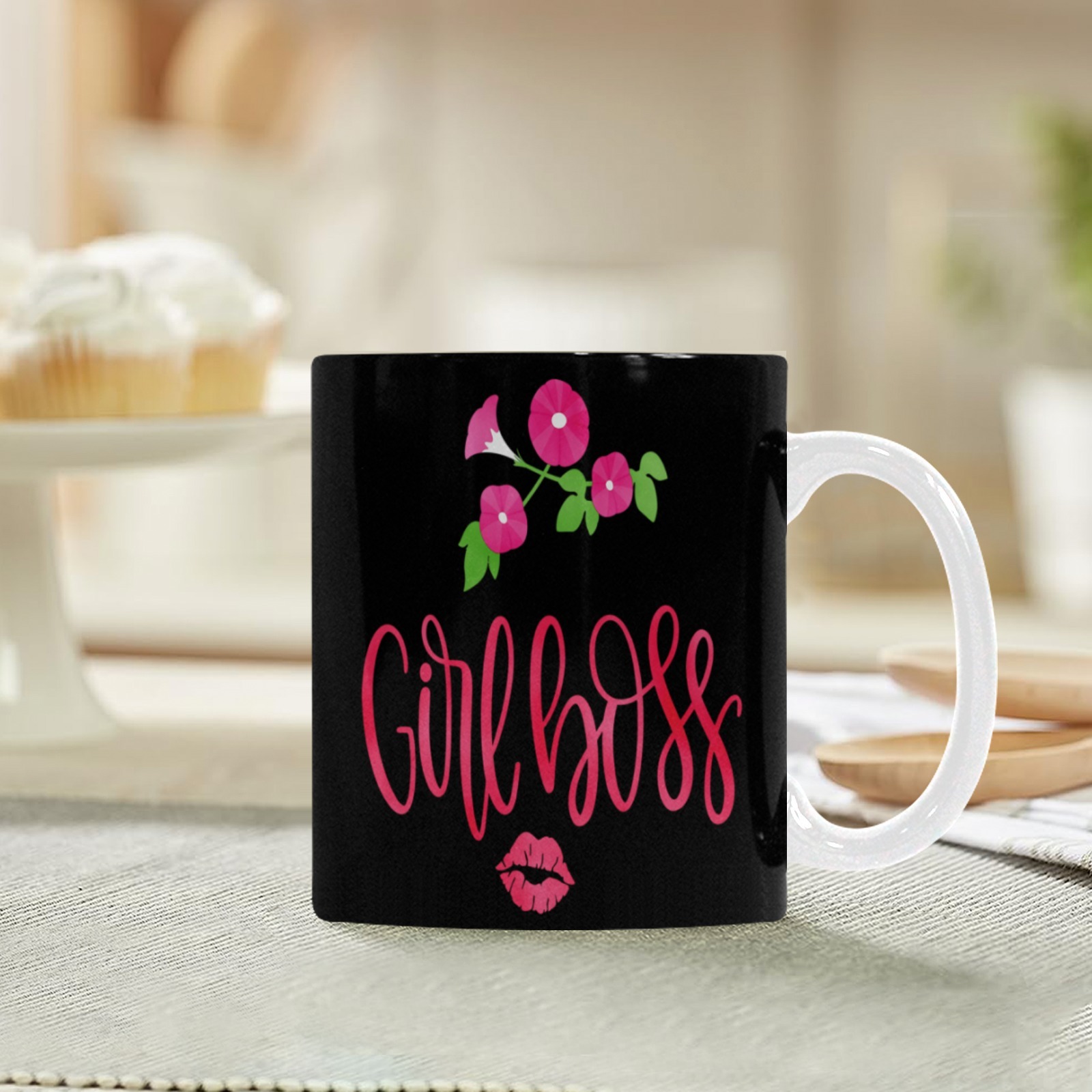 Primary image for Ceramic Mug – 11 oz – Women's Day Gift - Girl Boss Black Classic Coffee Mug