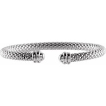 Sterling Silver Raspberry Cuff Bracelet - $10,630.04 MXN