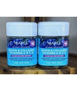 Maree Biotin &amp; Collagen Vitamins A-B-C-E, 60,000 MCG, Blueberry Flavor-L... - $33.50 CAD