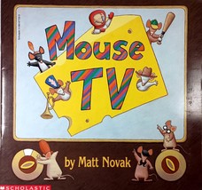Mouse TV by Matt Novak / 1996 Paperback Children&#39;s Book - £2.67 GBP