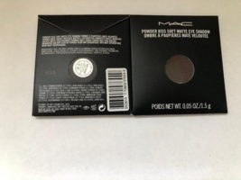 2 X MAC Powder Kiss Soft Matte Eye Shadow Palette Refill ~ GIVE A GLAM ~ - £16.02 GBP