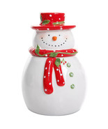 Gibson Home Jolly Plenitude 7.5" Snowman Cookie Jar - $45.23