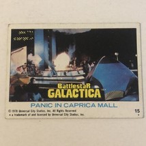 BattleStar Galactica Trading Card 1978 Vintage #15 Dirk Benedict Richard Hatch - £1.61 GBP