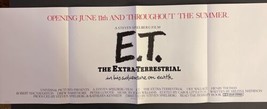 E.T. The Extra-Terrestrial Pre-Release Promo Banner Poster 11 x 31” Double Sided - £10.12 GBP