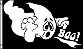 Halloween Ghost Boo Flag - 3x5 Ft - £16.02 GBP