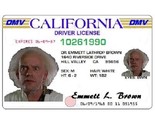 1985 Back To The Future Drivers License Prop Dr Emmett Brown Christopher... - $2.69