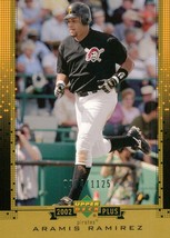 2002 Upper Deck UD Plus Retail Aramis Ramirez 92 Pirates 0974/1125 - £1.86 GBP