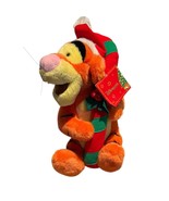 Disneyland Paris Tigger Noël Christmas Plush Toy With Striped Cane - $640.90 MXN