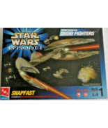 AMT/ERTL Star Wars Episode 1 Trade Federation Droid Fighters Snapfast 30118 - £9.47 GBP