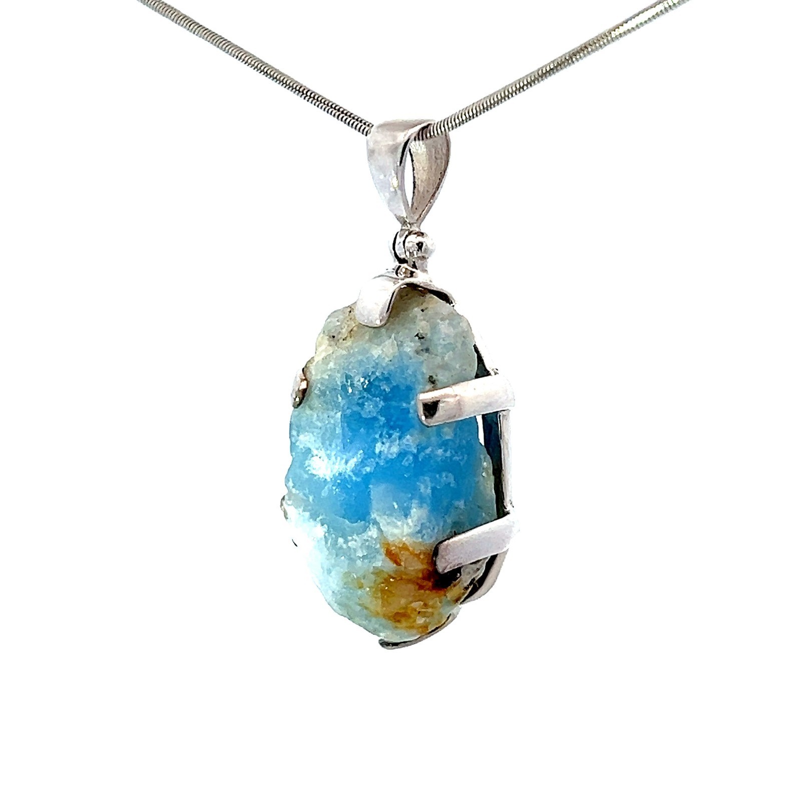 Starborn Fluorescent Hackmanite Pendant Necklace (22") Blue Item image 3