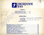 Pierpont Inn Dinner Menu by the Sea in Ventura California 1969 - £27.25 GBP