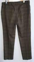New Diretions Multi Brown Orange Plaid Pants Size 12P #8309 - £8.63 GBP