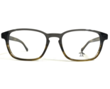 Penguin Eyeglasses Frames The Take A Mulligan GR Brown Gray Square 51-18... - $74.58
