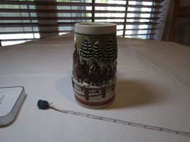 1984 Limited edition hitch passing Mug Budweiser Christmas Beer Stein Clydesdal - £37.34 GBP