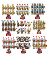 96pcs Medieval Knights Infantry Collection Custom Minifigure Sets Toys - $18.58+