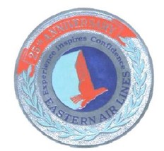 Eastern Airlines 25th Anniversary Luggage Sticker Experience Inspires Co... - $19.78