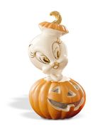 Lenox Halloween Tweety Bird Pumpkin Figurine Jack O Lantern Looney Tunes... - $85.00