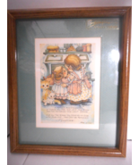 JODY BERGSMA 1988 Framed Matted Art Collectable A Mother And Daughter 44... - £15.17 GBP