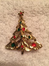 Christmas Tree Brooch  - $3.00