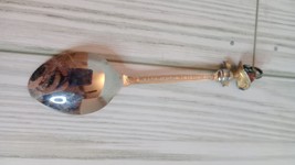 Mother’s Day Basket of Spring Flowers Spoon Silver Plated  4” w.a.p.w - £4.65 GBP