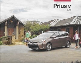 2015 Toyota PRIUS V HYBRID sales brochure catalog 15 US Two Three Four Five - £4.74 GBP