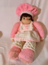 Crochet Doll with Plastic Head and Hands - Doll - £18.64 GBP