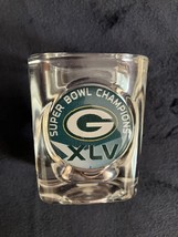 Green Bay Packers Football Super Bowl Champions Xlv (45) Square Shot Glass - £10.12 GBP