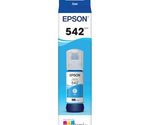 EPSON 542 EcoTank Ink Ultra-high Capacity Bottle Cyan (T542220-S) Works ... - $41.05