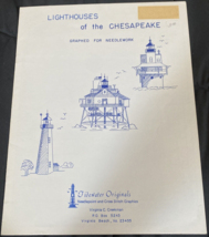 Vintage Lighthouses of the Chesapeake Graphed for Needlework Tidewater Original - £7.84 GBP