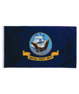 3x5 ft US Navy Anchor Ship Emblem Flag House Banner Outdoor Gift Set - $8.95