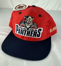 Vintage Florida Panthers Hat Snapback Cap Team Logo 7 Embroidered NHL 90s NWT - £39.30 GBP