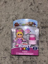 Disney Junior Muppet Babies Miss Piggy Poseable Figurine with Cake NEW NIB - £11.01 GBP