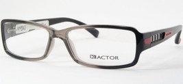 K-ACTOR KV2043 19 Transparent Grey /Black /Red/ Gunmetal EYEGLASSES 56-14-135mm - $97.14