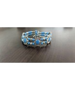 Turquoise Bead Adjustable Bracelet For Women (Lobster Lock Closure) - £2.73 GBP