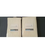 2 New Curtainworks Trinity Crinkle Voile Sheer Curtain Panels, 51&quot; x 144... - $55.44