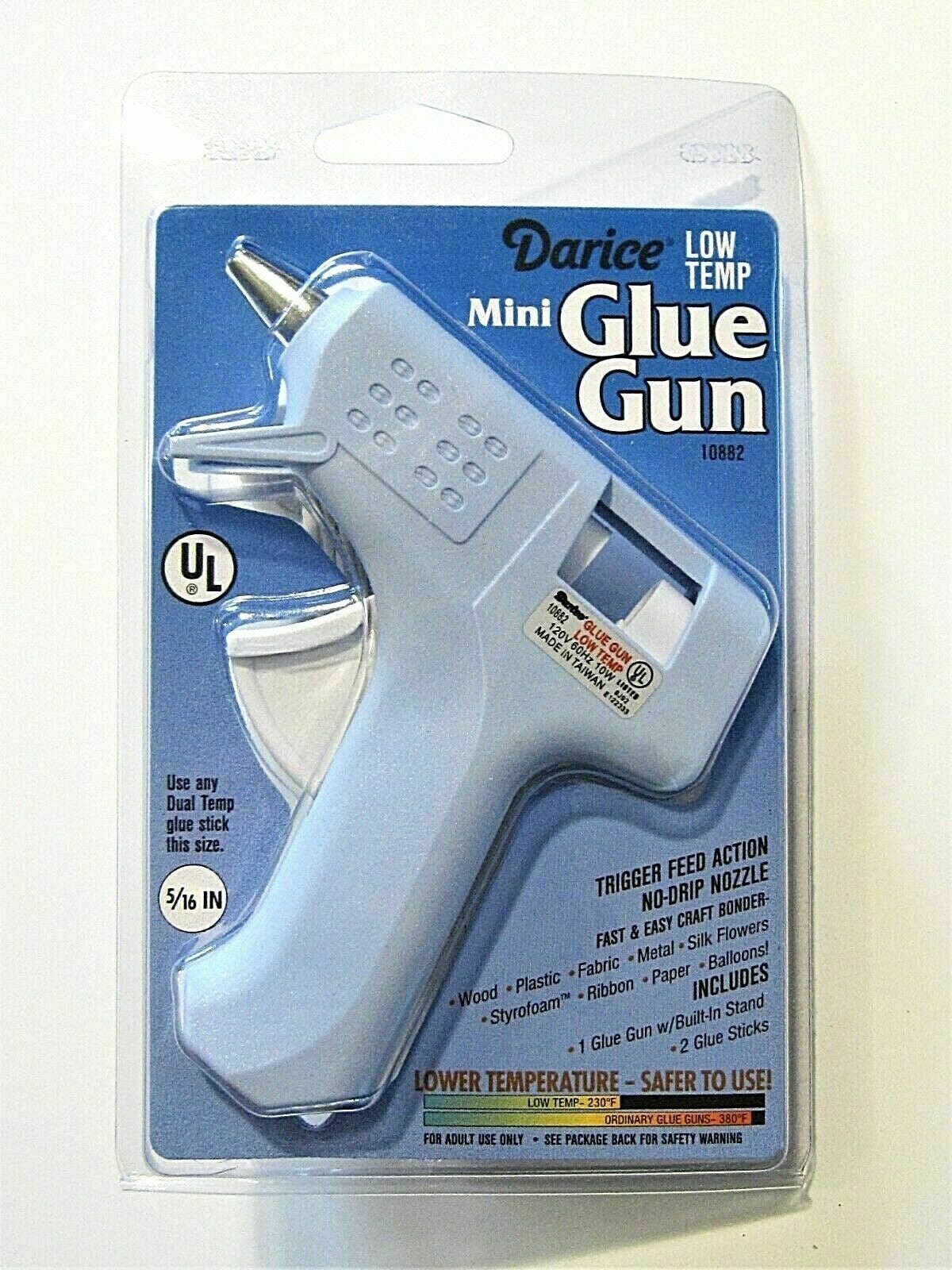 Mini Glue Gun - New Darice Low Temp Crafting Fast Heating Supply - $16.33