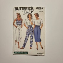 Butterick 3957 Misses 8-12 Petite Skirt Pants Belt Vintage 80s Uncut - £7.90 GBP
