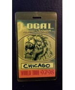 ROLLING STONES - ROSEMONT, ILL ORIGINAL BRIDGES TOUR LAMINATE BACKSTAGE ... - $95.00
