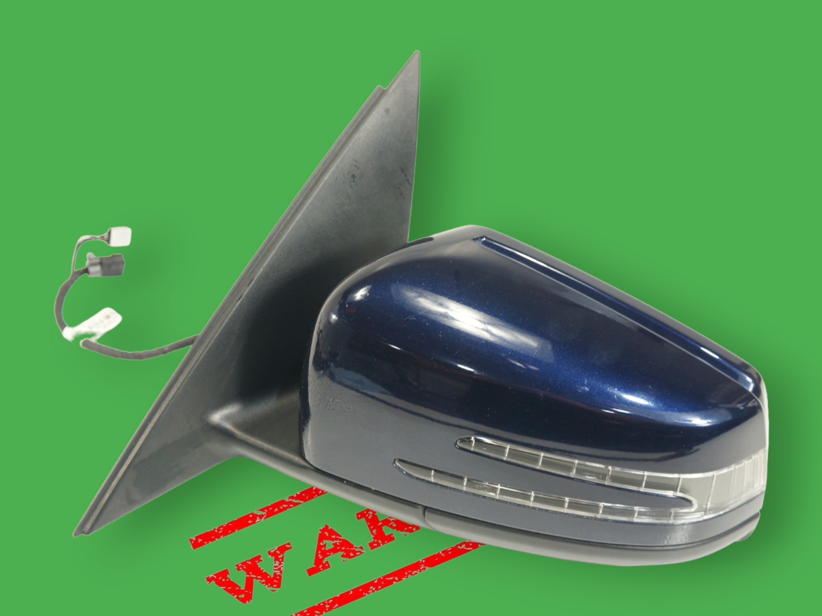 12-14 Mercedes W204 C250 C300 Front Driver Side Mirror Rear View Door Blue color - $355.87