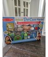 Melissa &amp; DOug Deluxe Pet Care Play Set NEW List 64.99 - $49.00